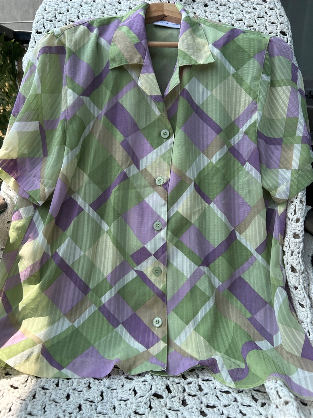 Vintage Alfred Dunner Pastel Button up shirt